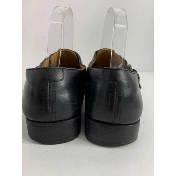 Salvatore Ferragamo Tramezza Single Monk Strap Dress shoes Men 9D Black 6105 main image 4